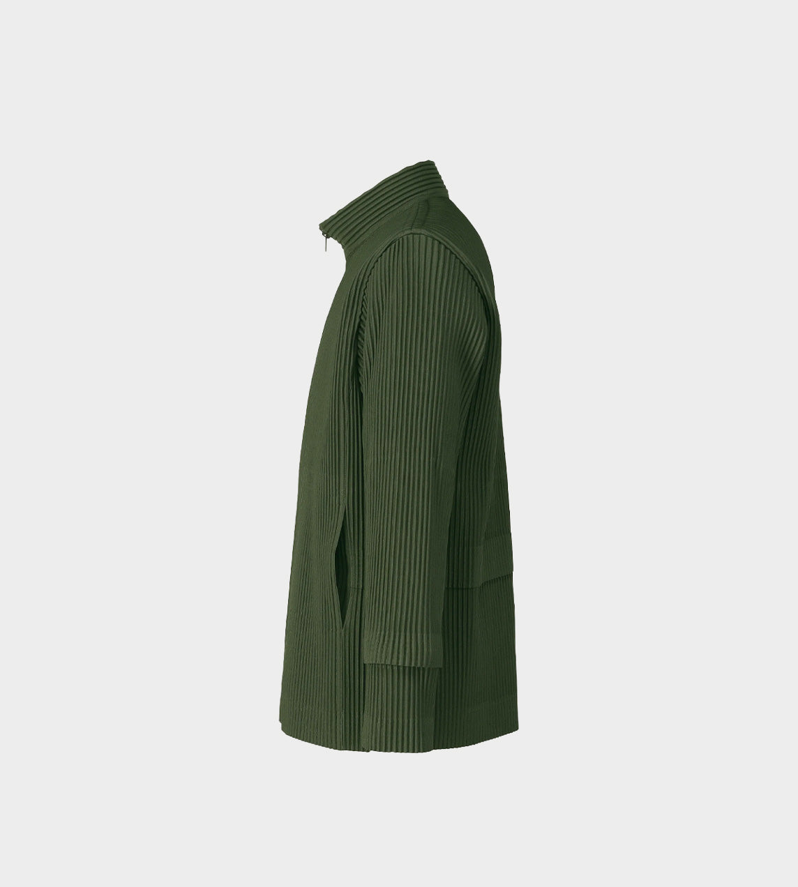 Homme Plisse - Cargo Pleated Jacket Green