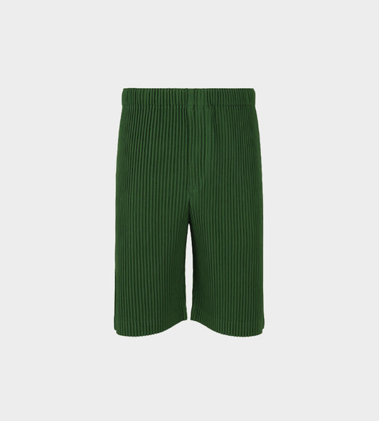 Aug Pleated Shorts Green