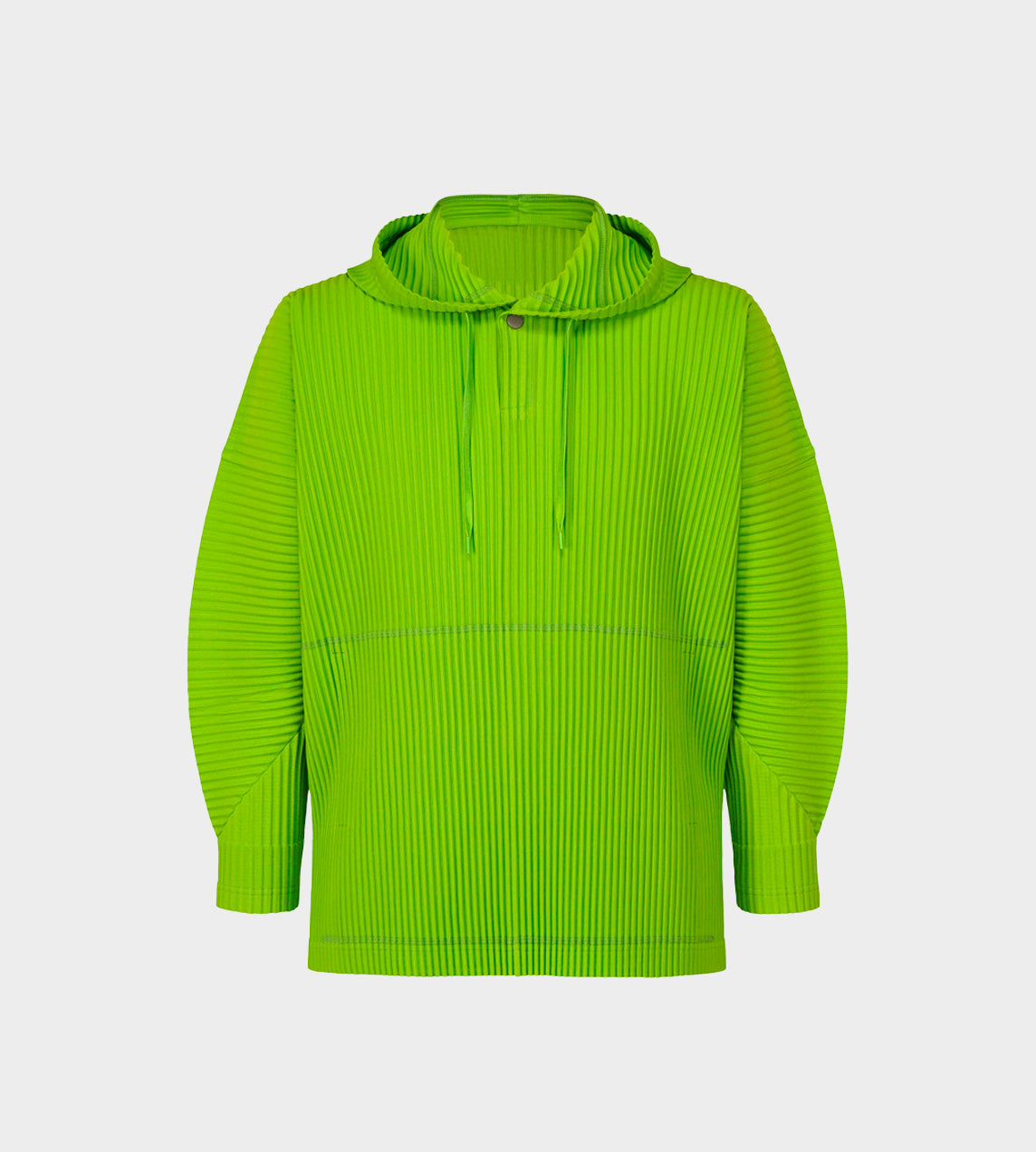 Pleated MC Hoodie Yellow Green