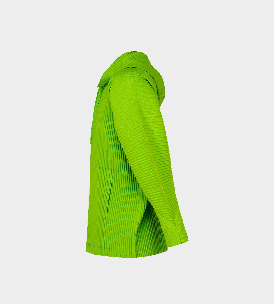 Pleated MC Hoodie Yellow Green