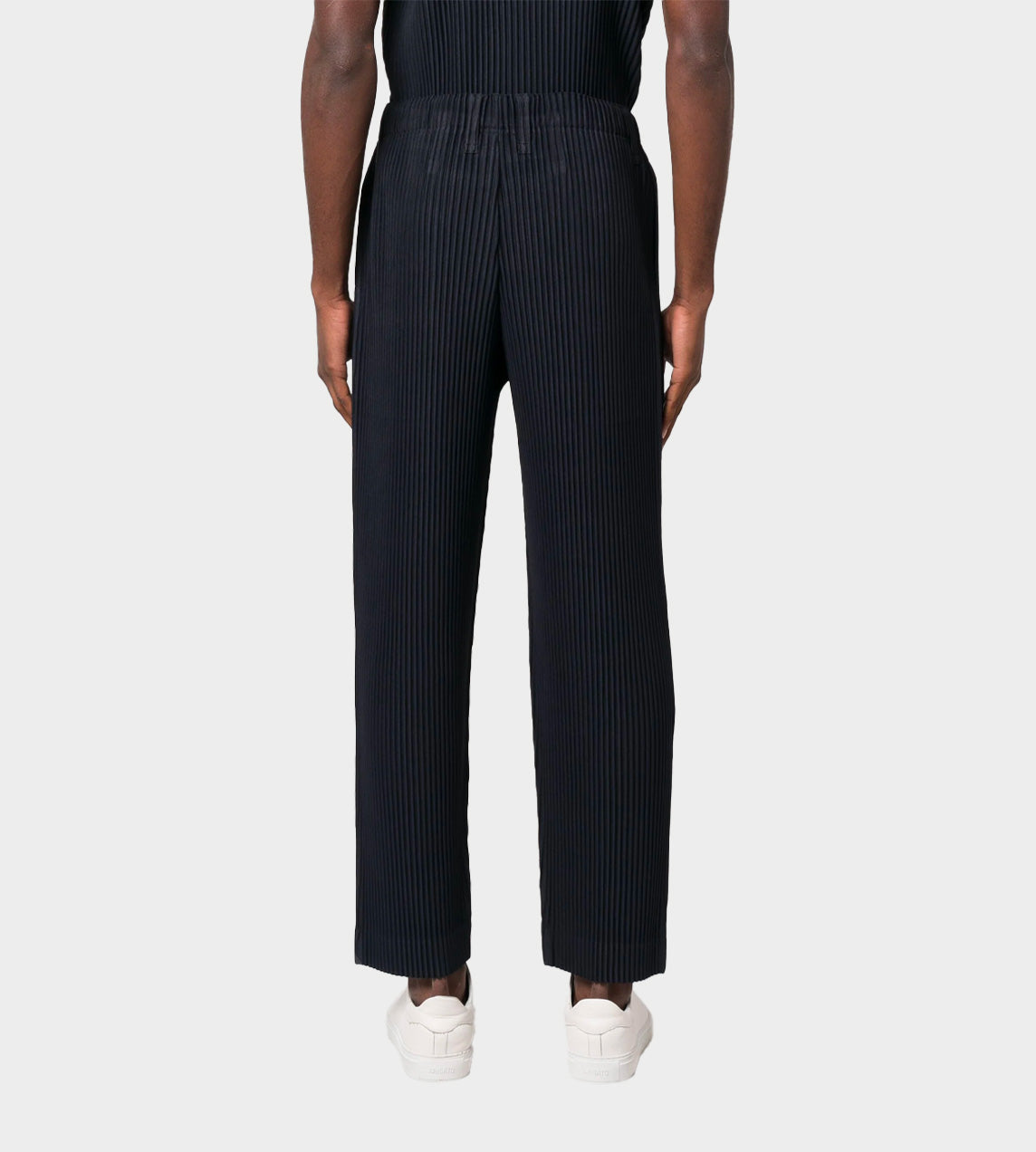 Basic Pleated Pants Navy