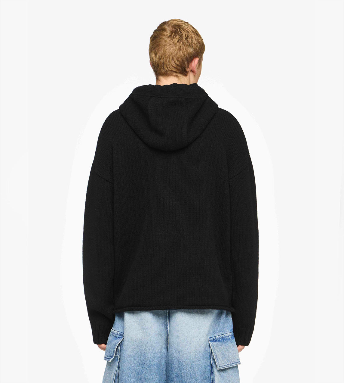 JW Andersson - Zip-up Anchor Hoodie Blk