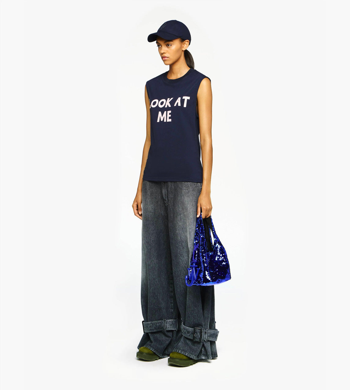 JW Andersson - Look At Me Tank Top Navy