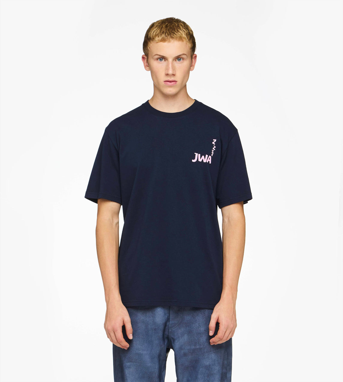 JW Andersson - JWA Back Print Tee Navy