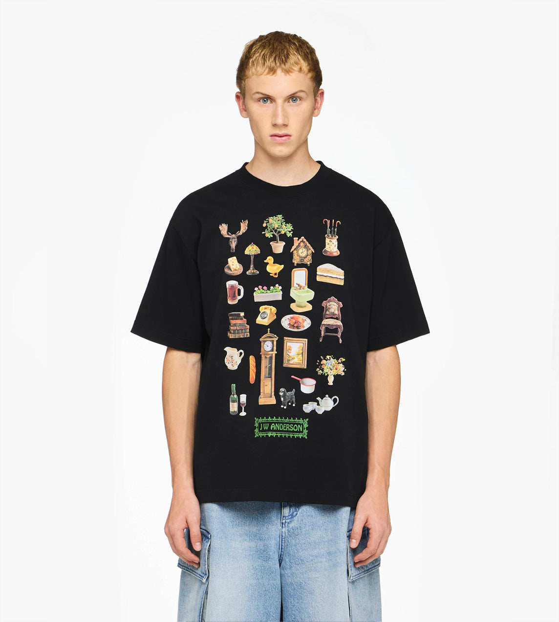 JW Andersson - Diorama Printed Tee Blk