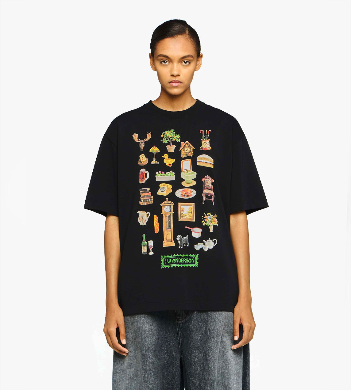 JW Andersson - Diorama Printed Tee Blk