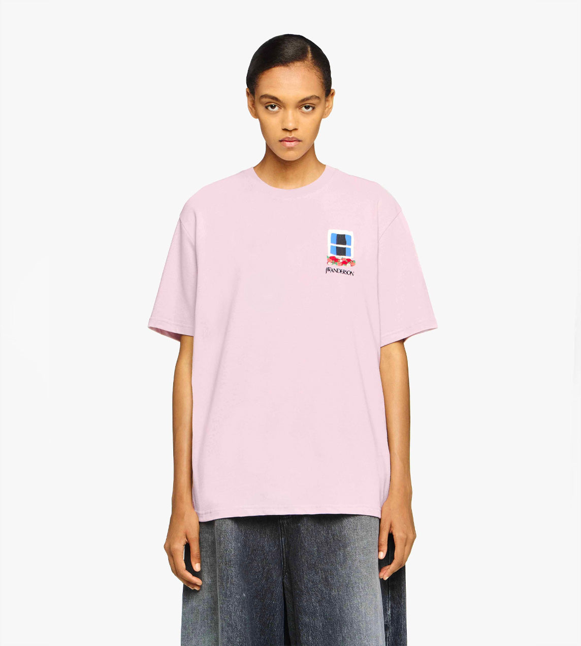 JW Andersson - Window Embroidery Tee Blush