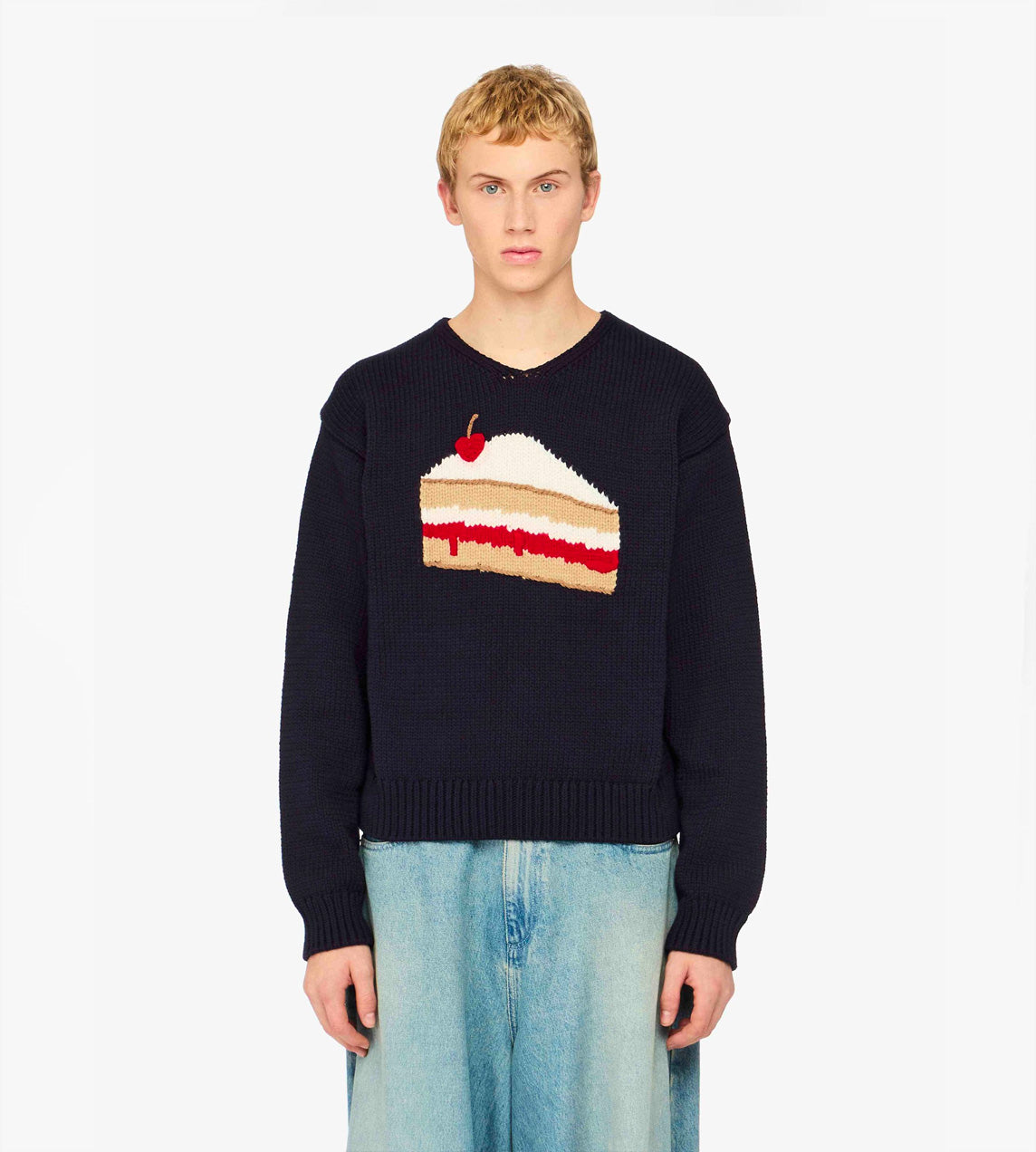 JW Andersson - Graphic Jumper Blue