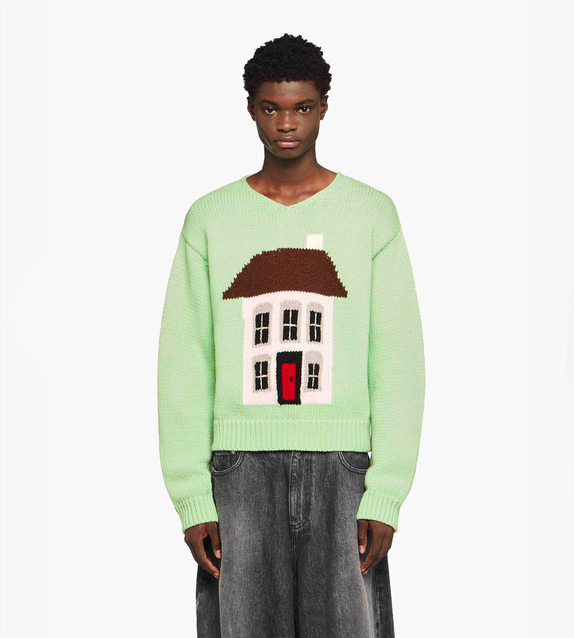 JW Andersson - Graphic Jumper Spearmint