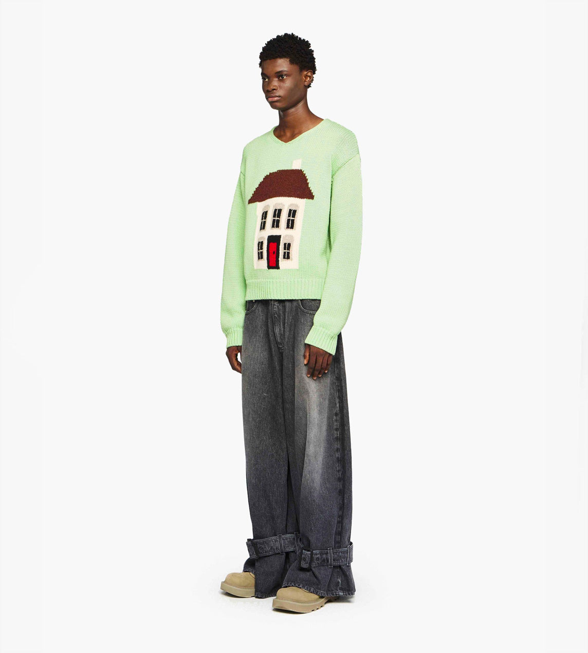 JW Andersson - Graphic Jumper Spearmint