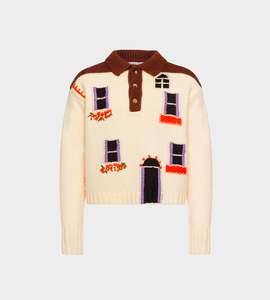 JW Andersson - House Polo Jumper Flax