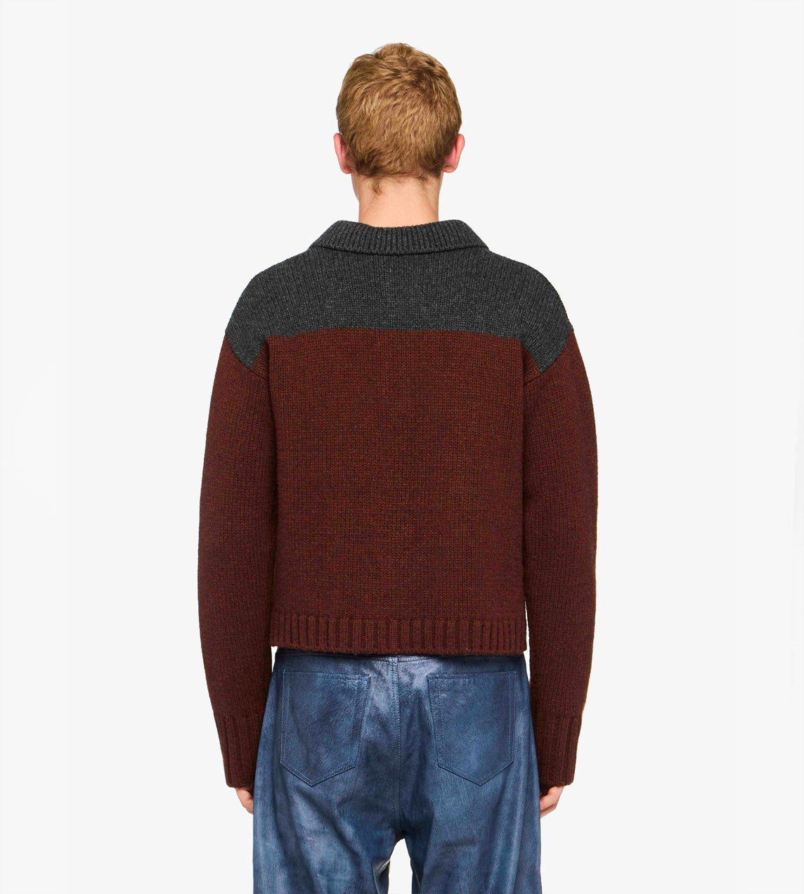 JW Andersson - House Polo Jumper Brown