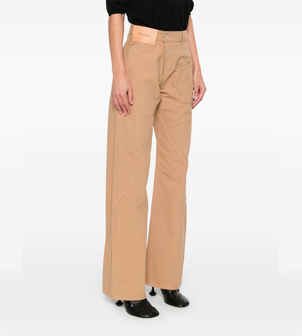 Twisted Workwear Trousers Flax