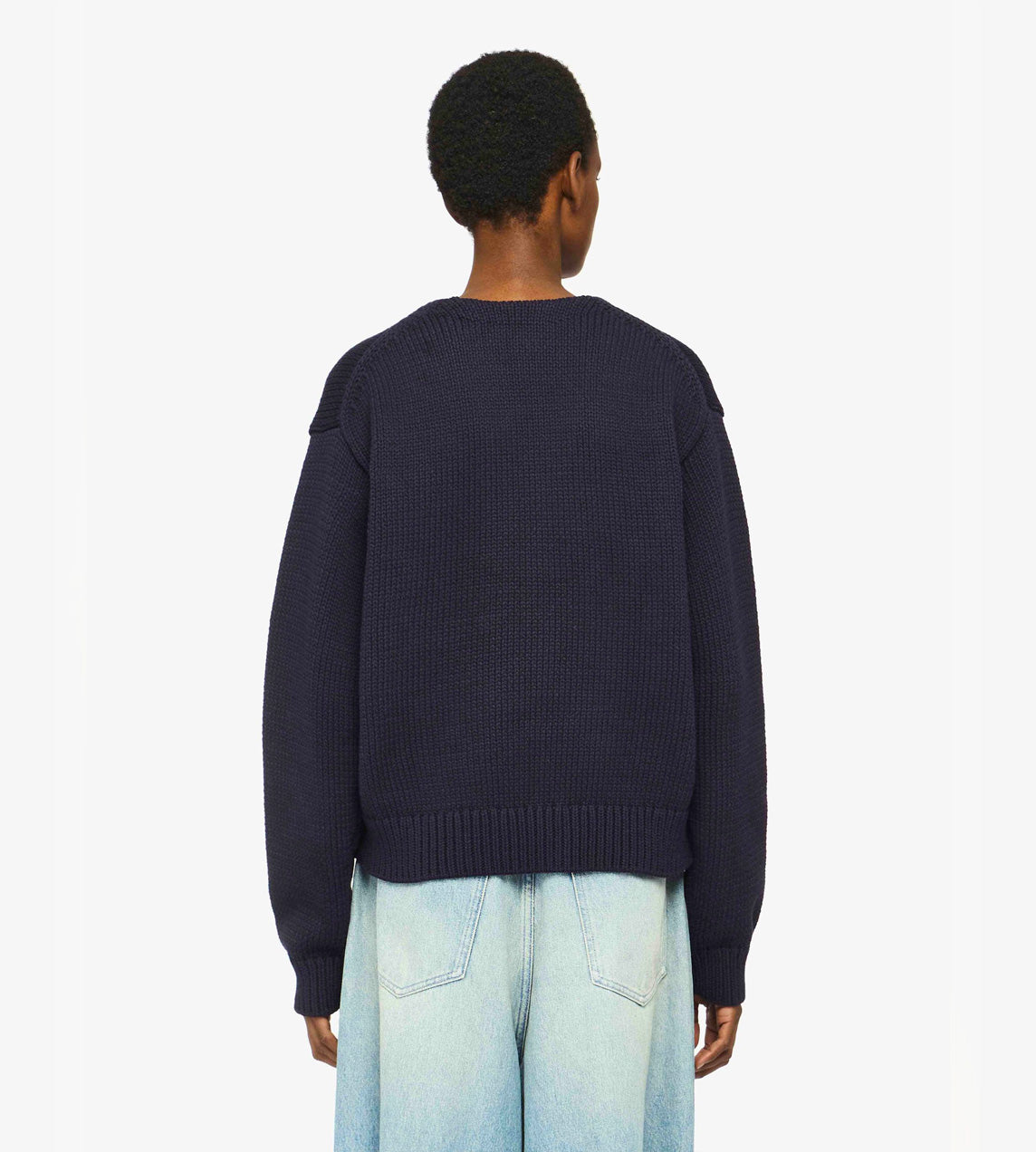 Graphic Jumper Blue