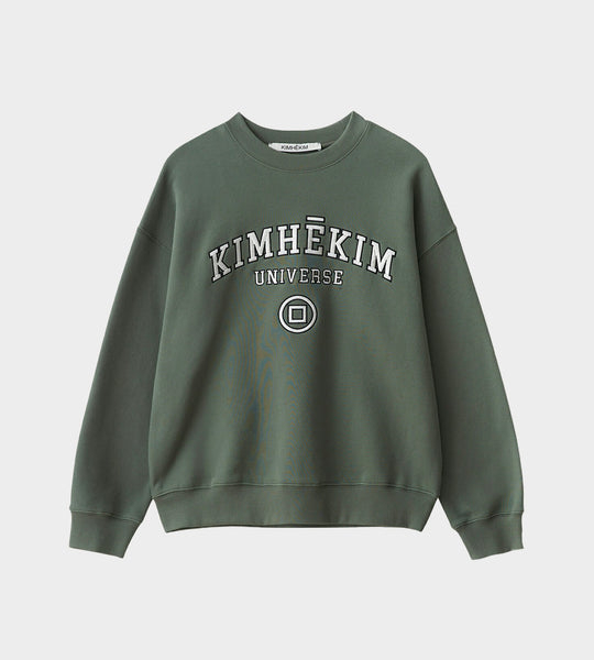 we11done Monster Long Sleeve Raglan Shirt - Green