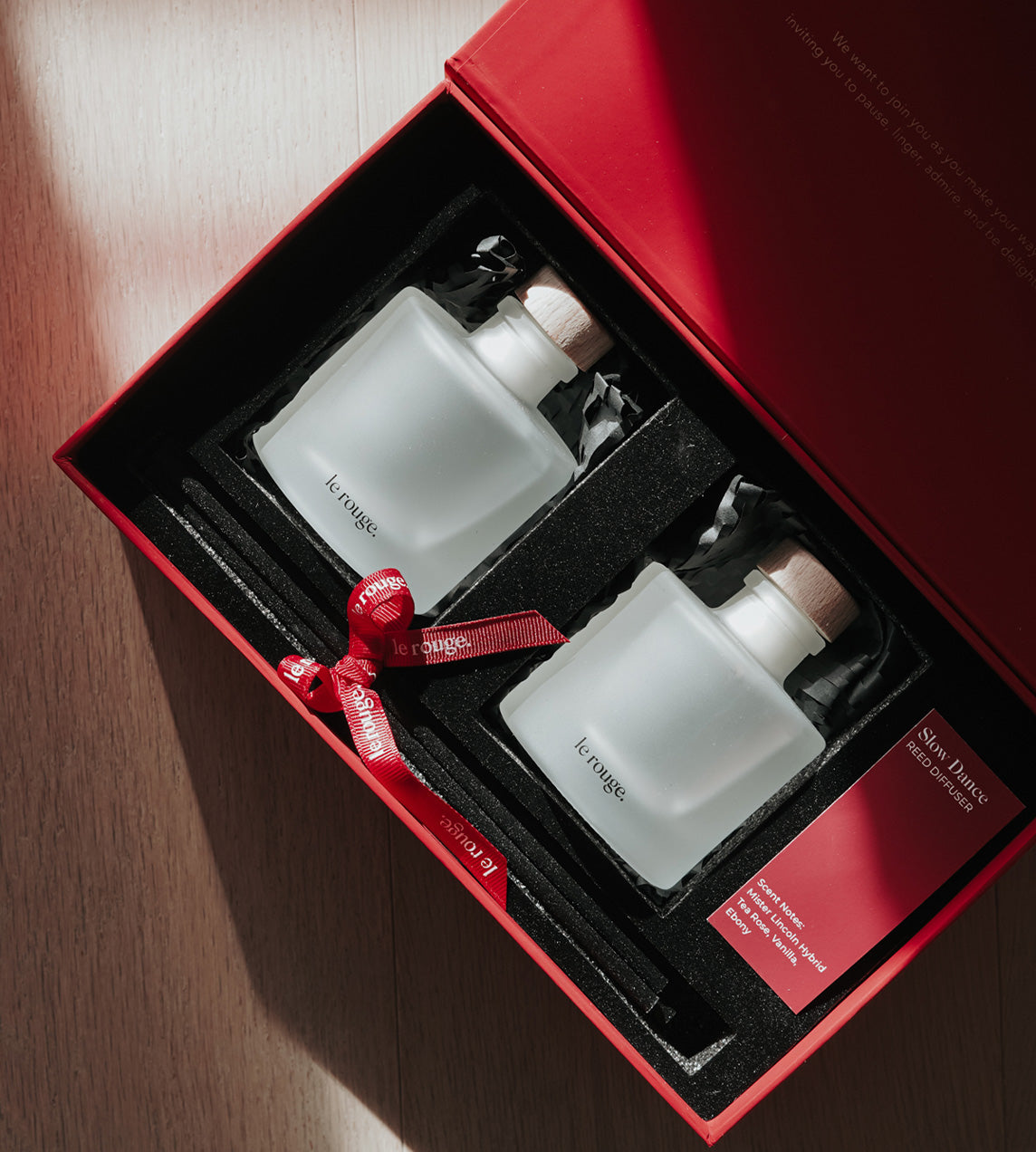 Le Rouge Life - Reed Diffuser Duo Gift Set Slow Dance