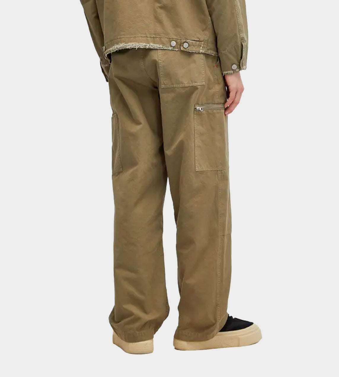 Straight Leg Pants Khaki