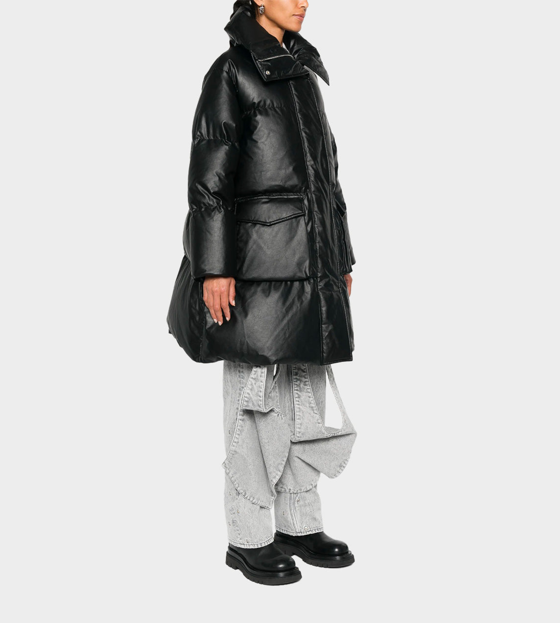 Signature Puffed Parka Black