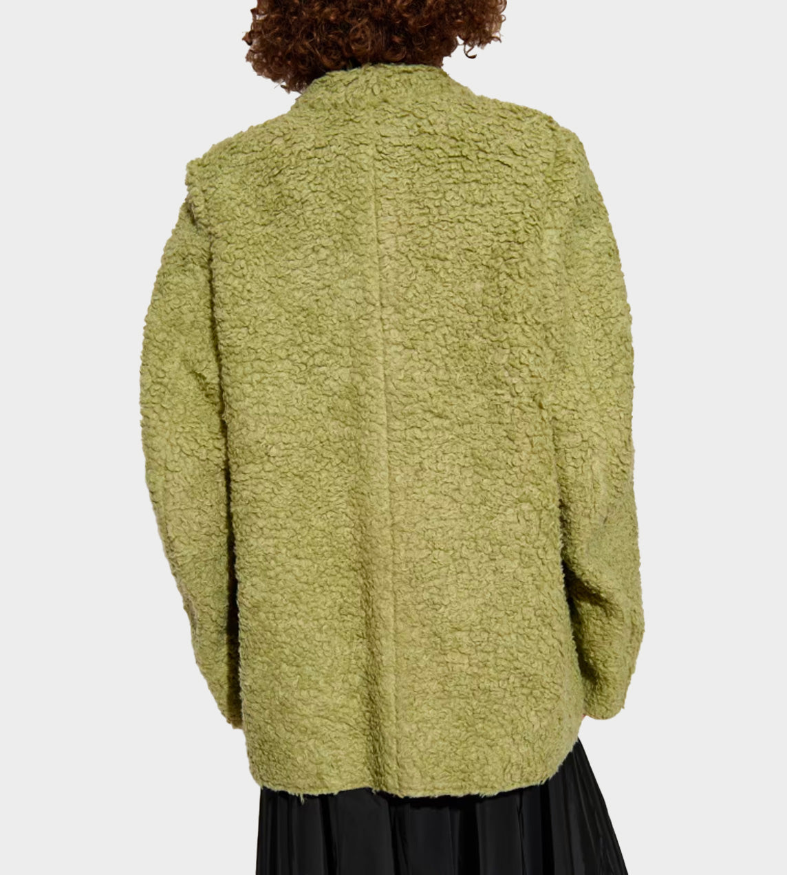 Faux Fur Jacket Green