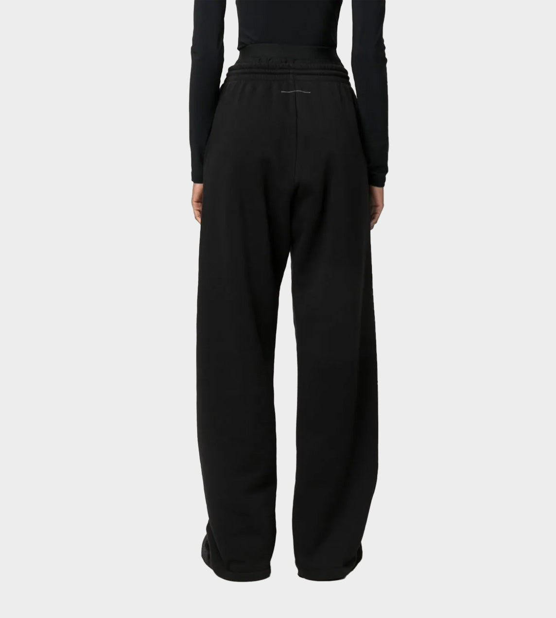 MM6 Maison Margiela - Layered Waistband Sweatpants Black – WDLT117