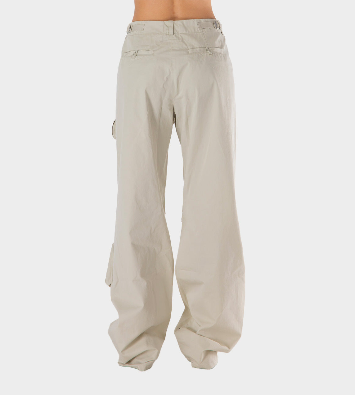 Utility Wide Leg Pants Off White