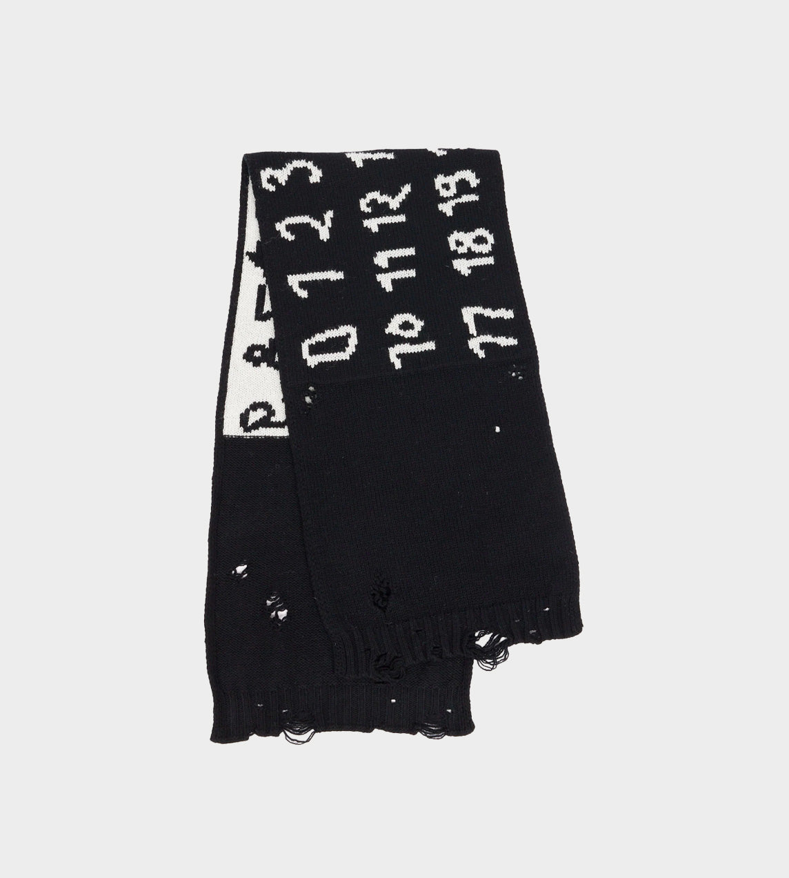 Logo Scarf Black