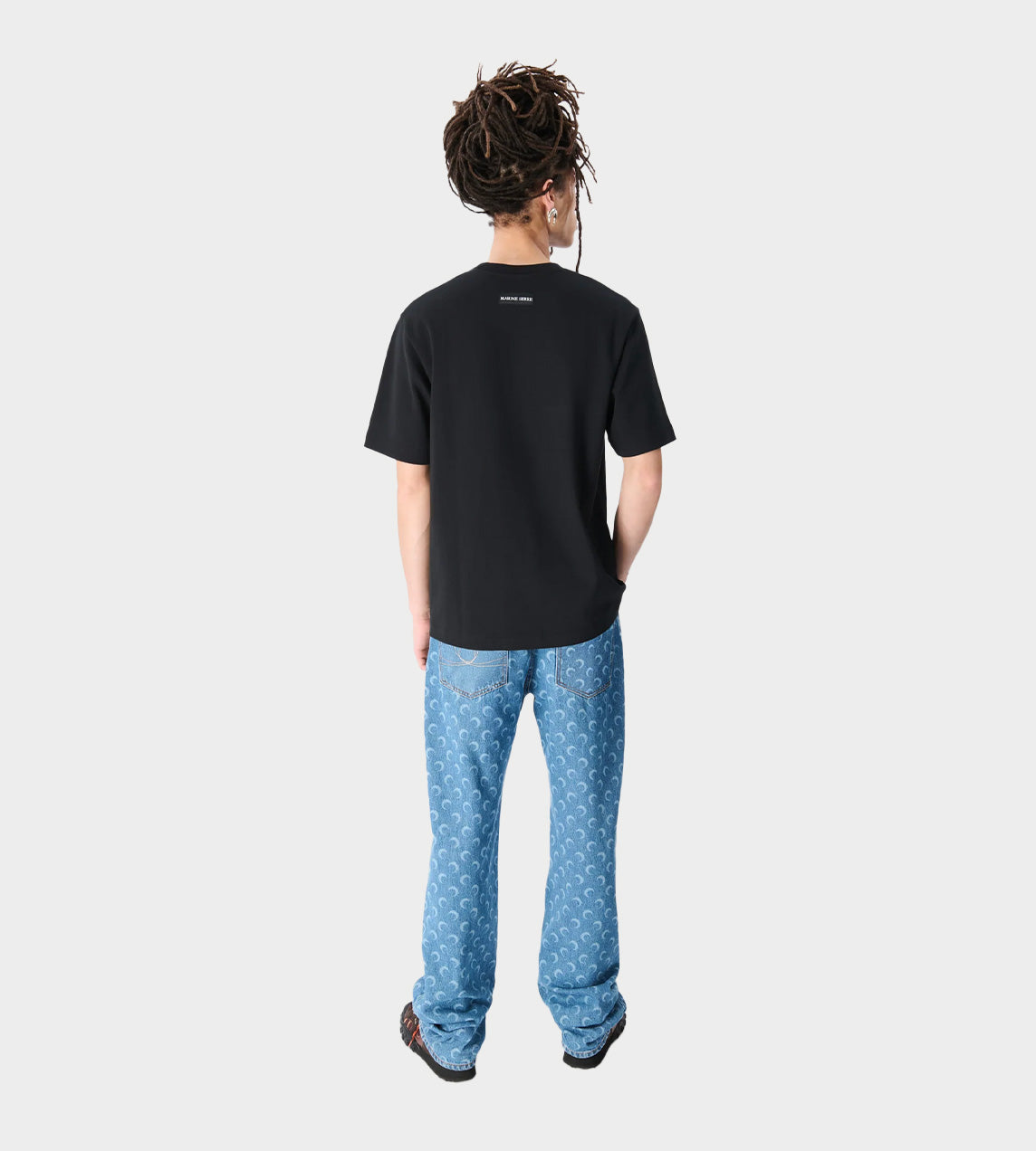 Marine Serre - Cotton Jersey Loose Fit T-shirt