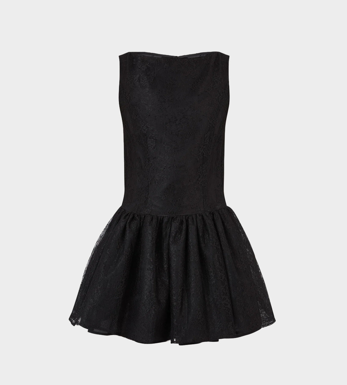 Nina Ricci - Mini Dress With Peplum Bottom Blk