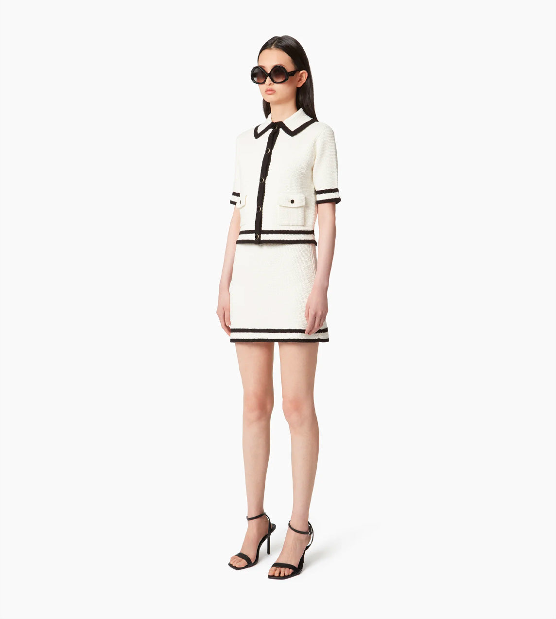 Nina Ricci - Short-sleeve Cardigan White