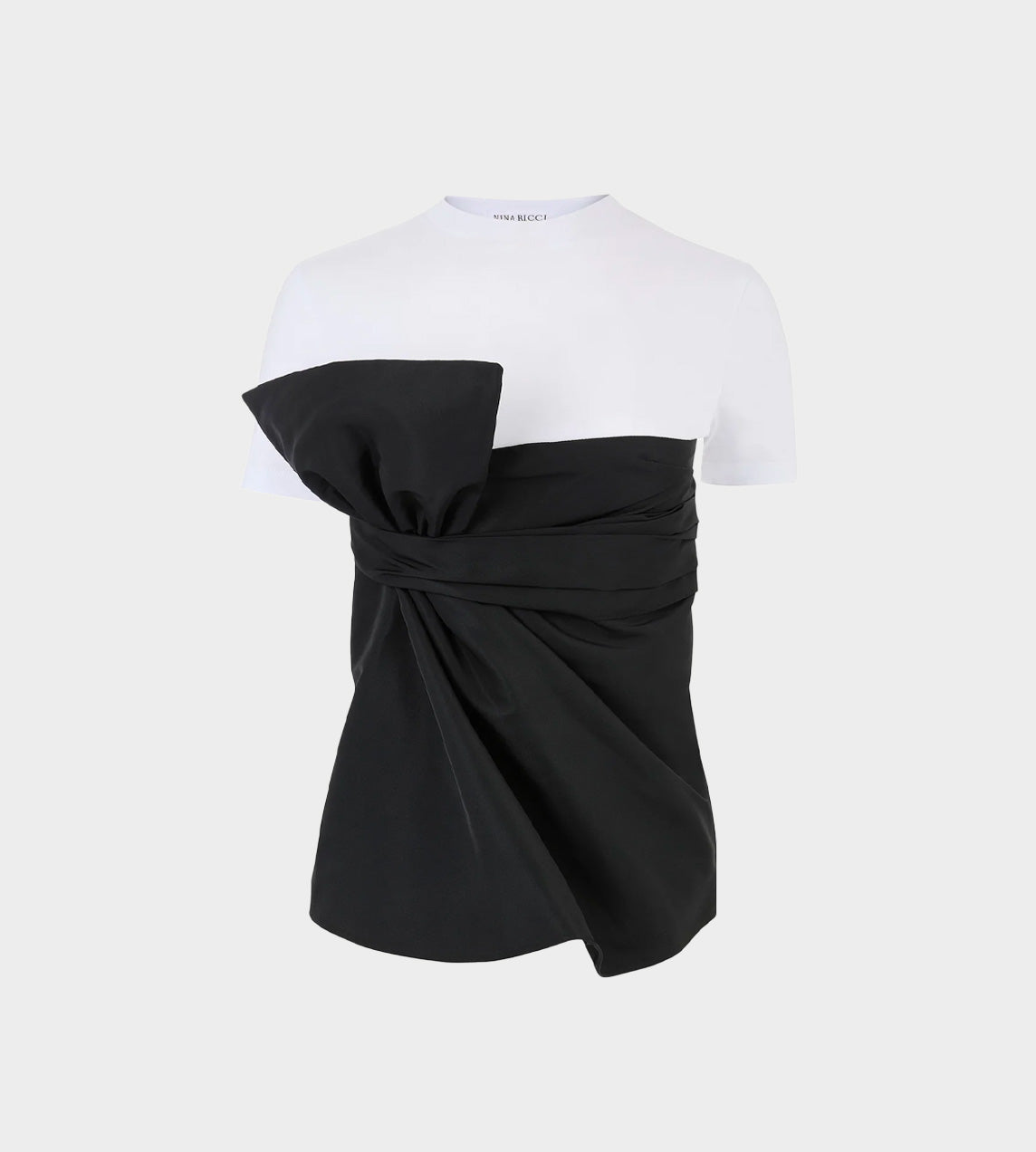 Nina Ricci - Wrap-Around Bow Tee Blk