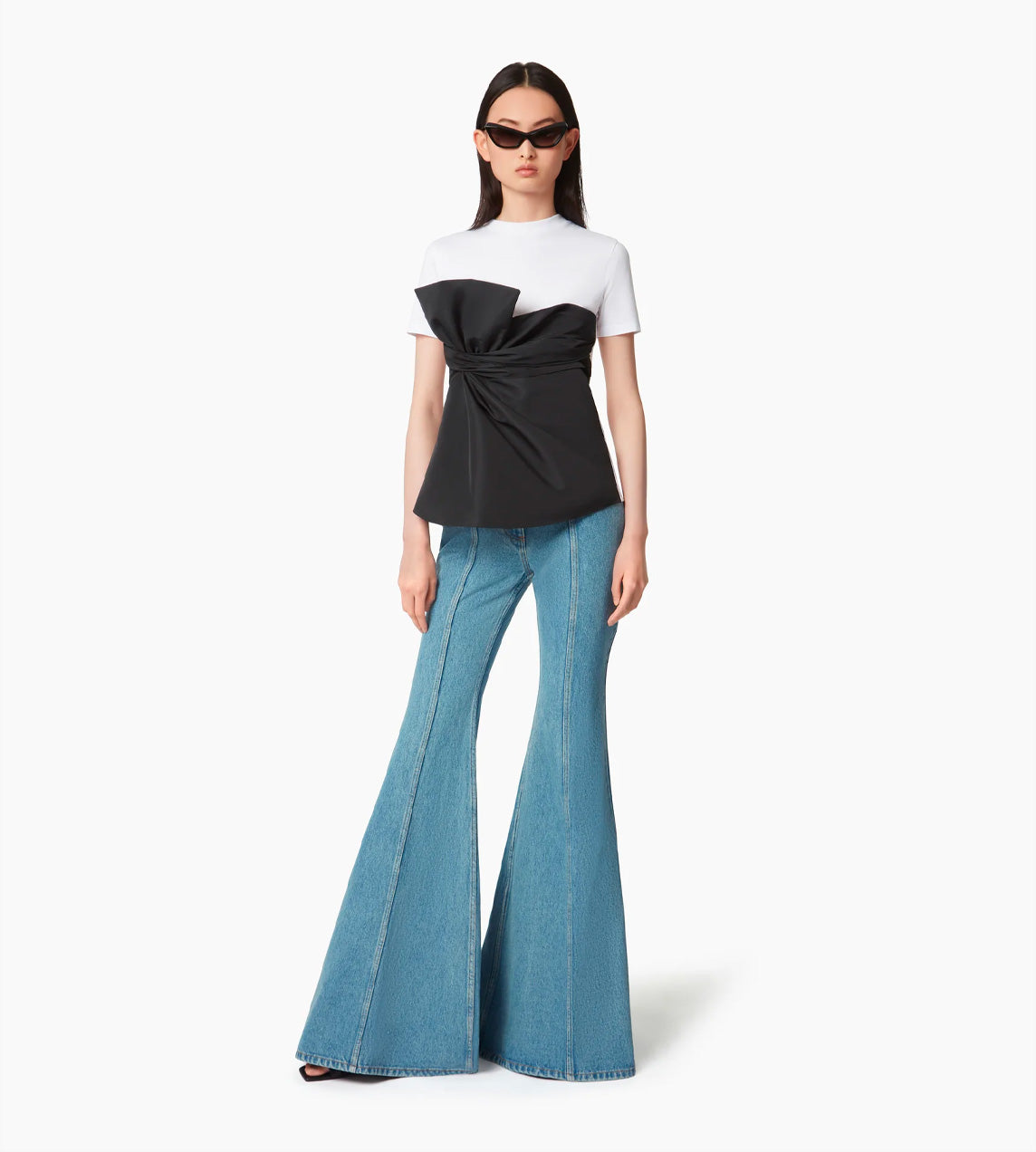 Nina Ricci - Wrap-Around Bow Tee Blk