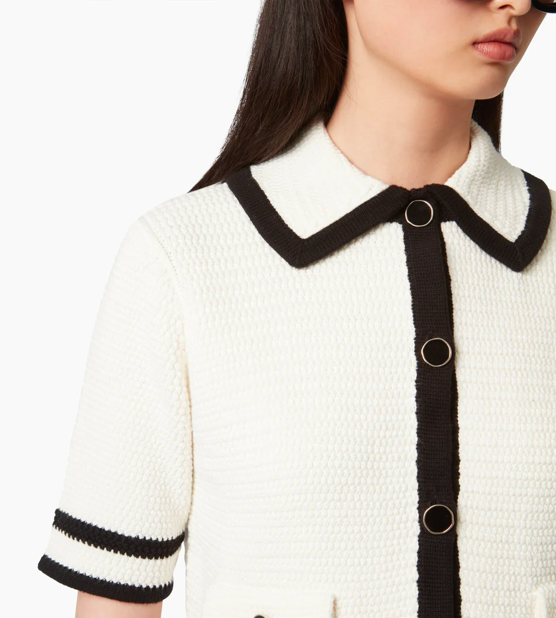 Nina Ricci - Short-sleeve Cardigan White