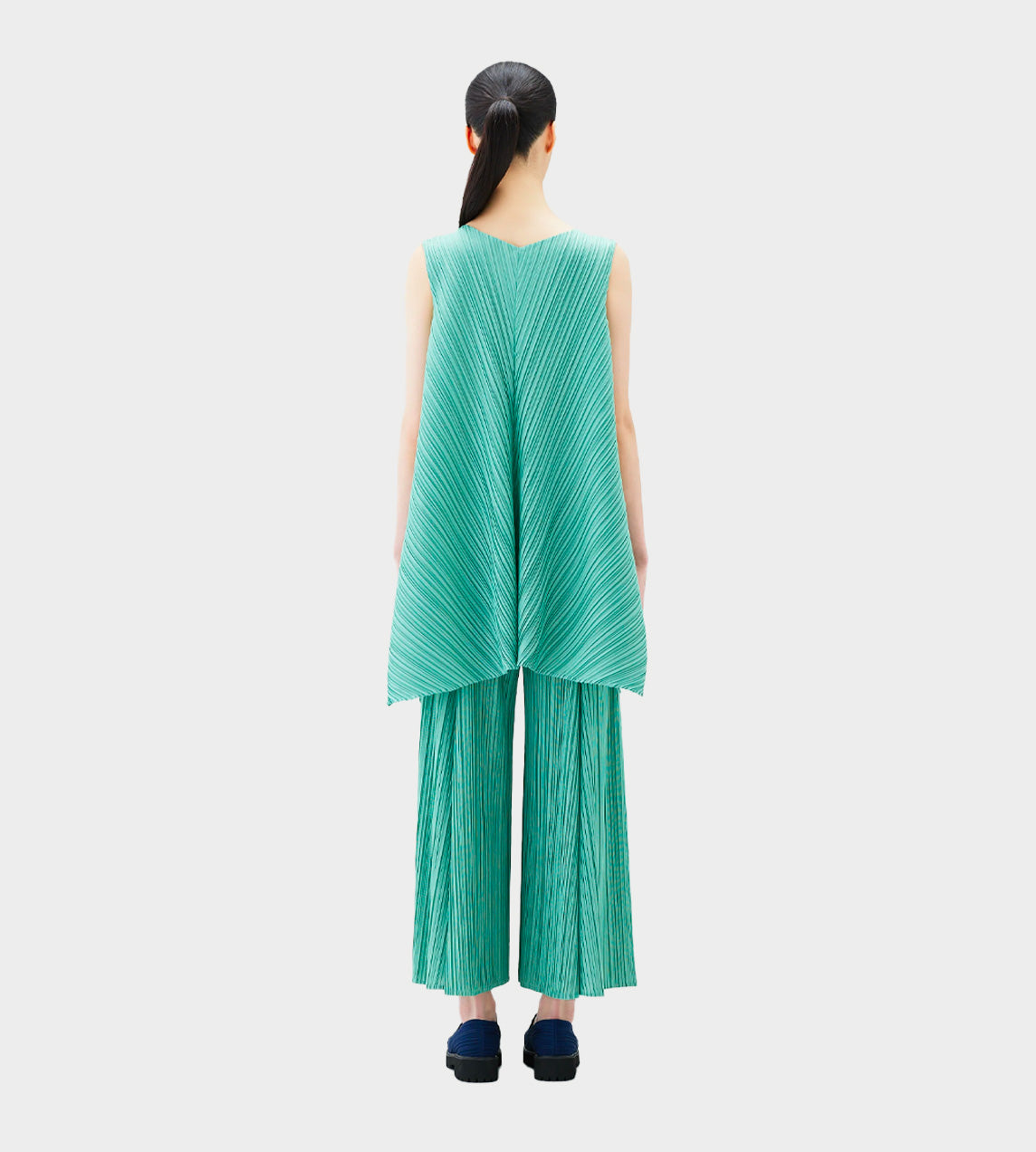 PLEATS PLEASE ISSEY MIYAKE - MC Sept Mini Dress Green