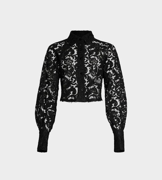 Patou - Cropped Shirt Black