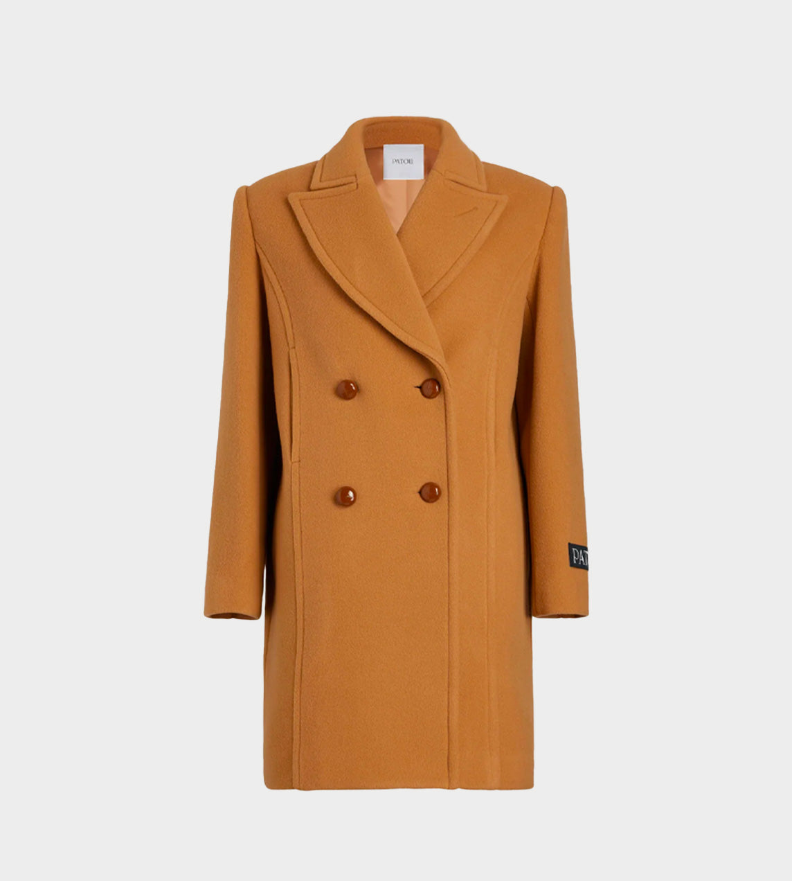 Patou - Soft Tailored Coat Biscuit