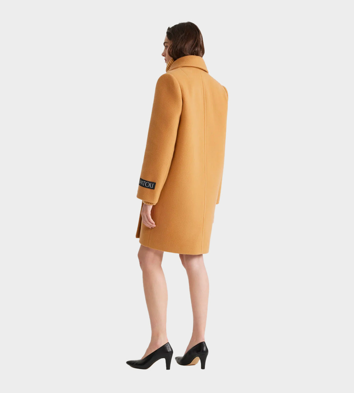 Patou - Soft Tailored Coat Biscuit