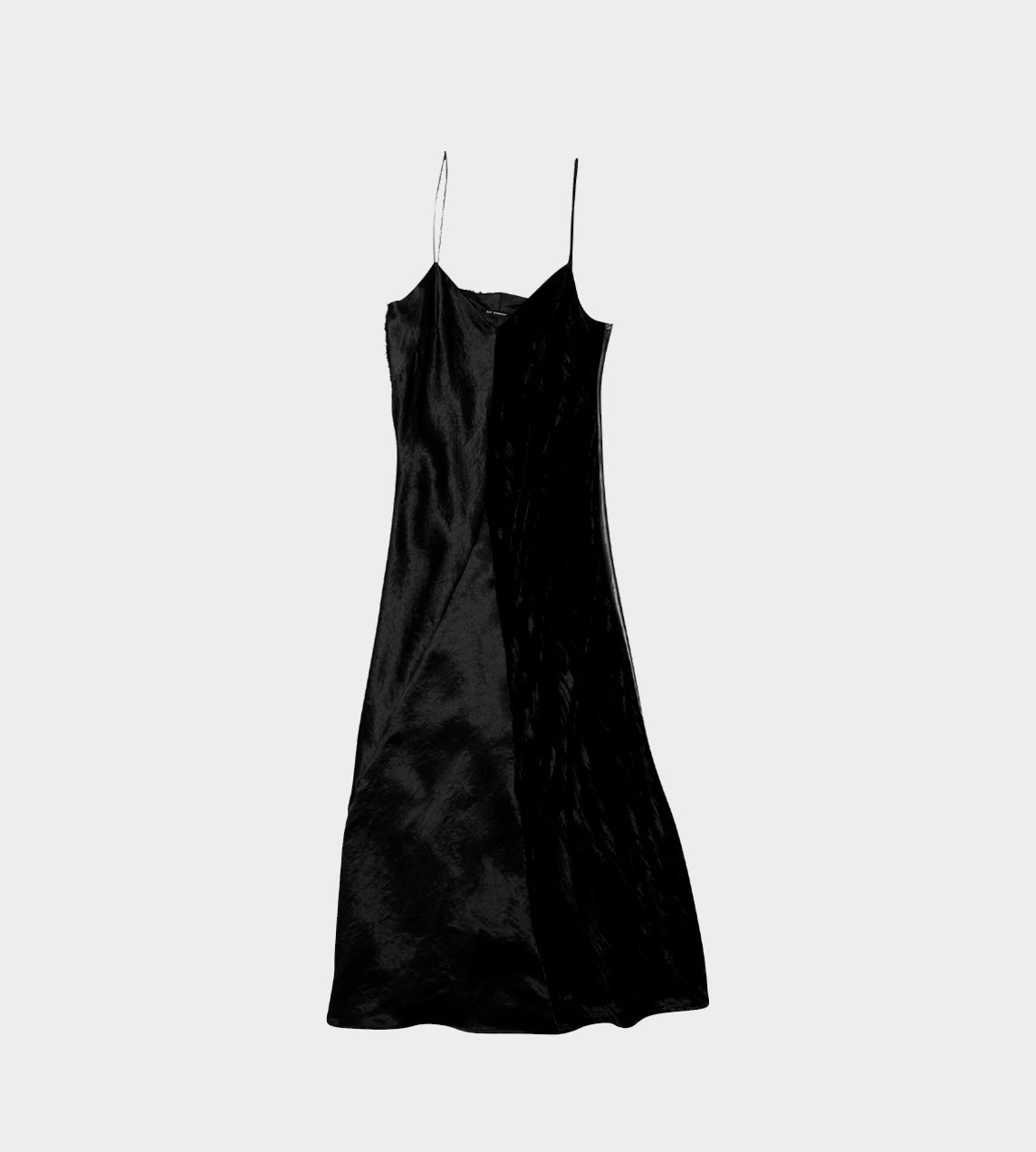 Bias Slip Dress Black