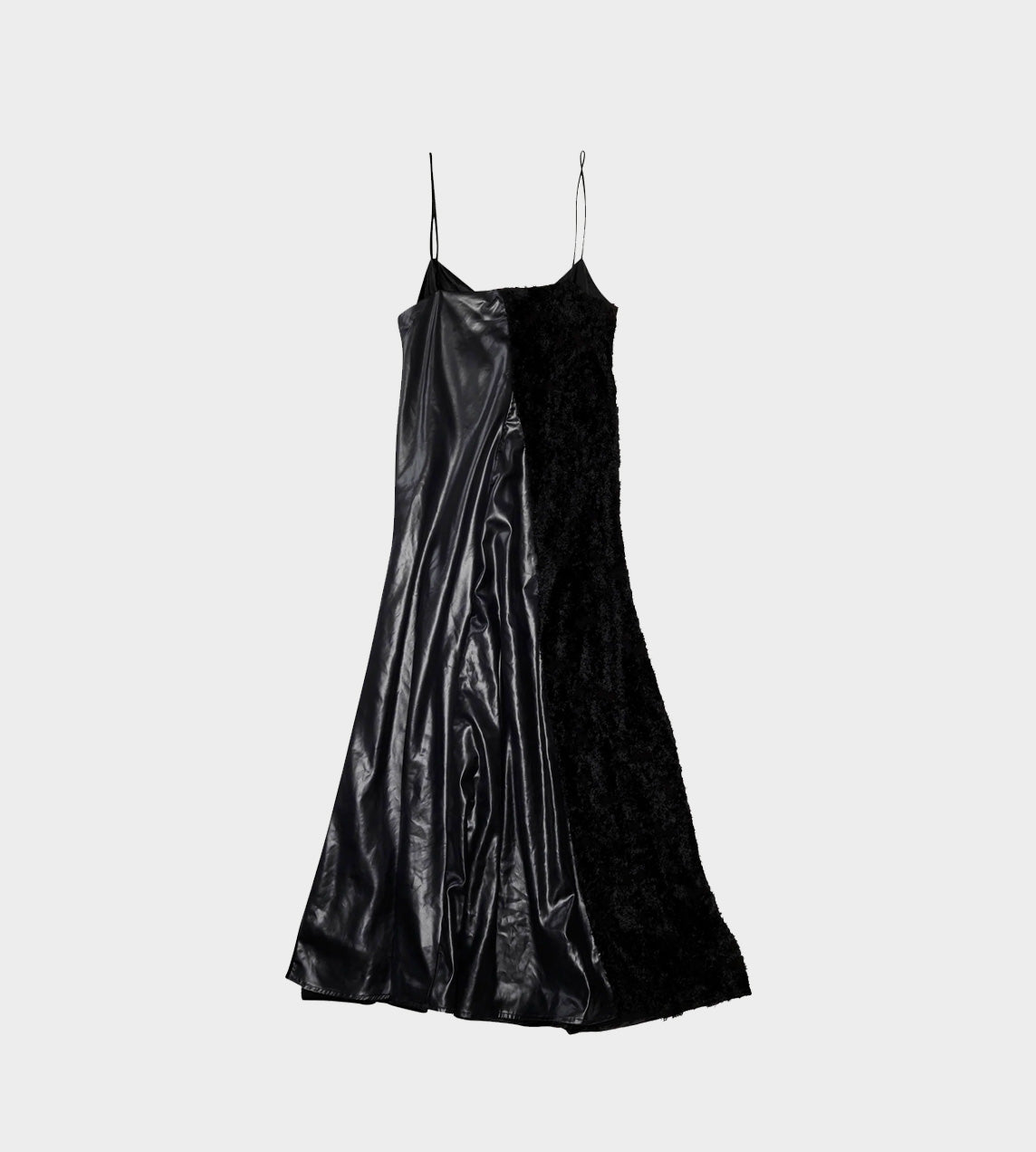 Bias Slip Dress Black