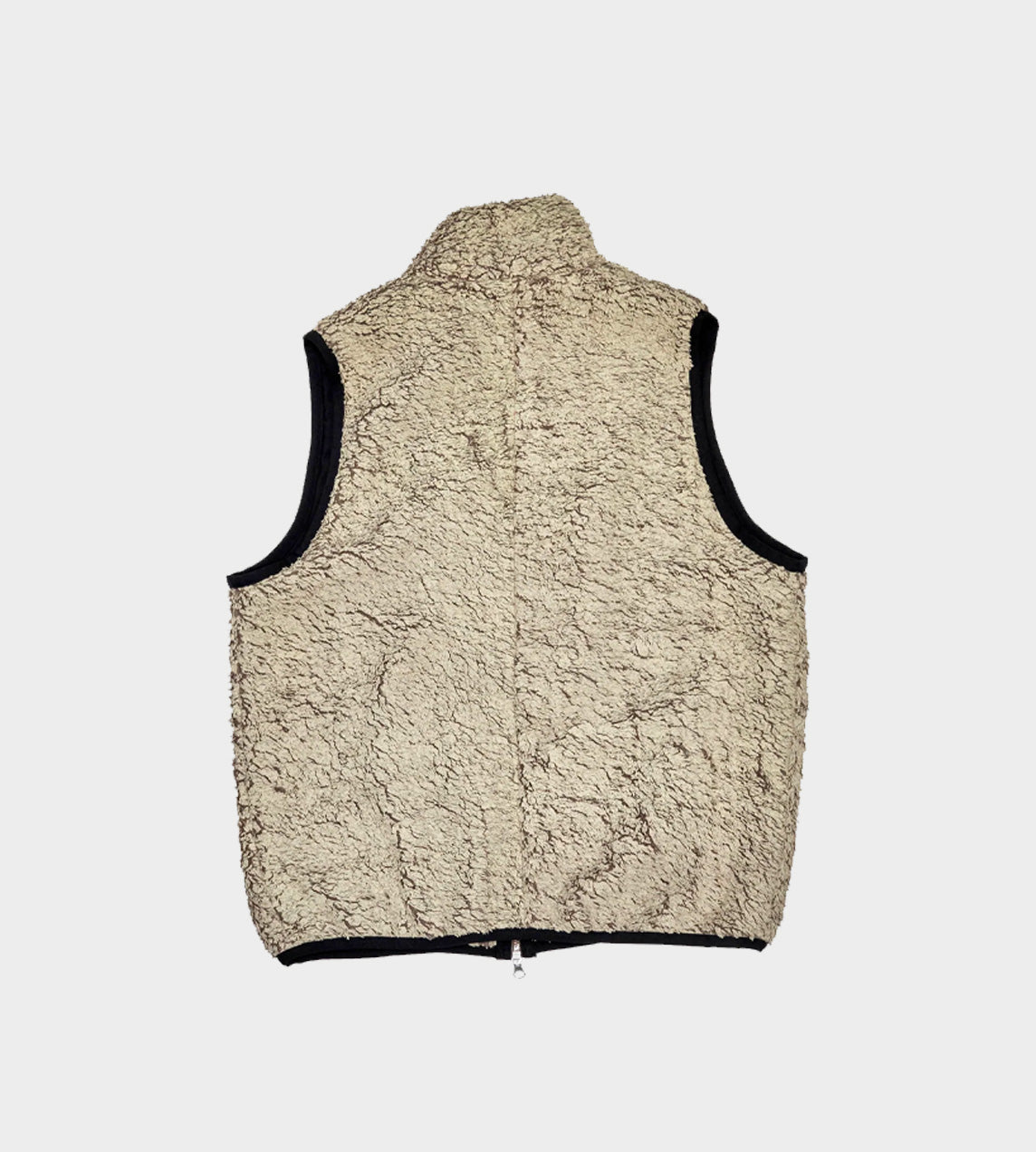 Camper Vest Painted Sherpa Off White