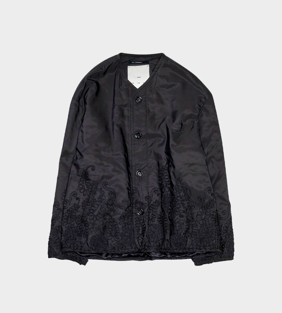 Unisex Oversized Liner Jacket Blk