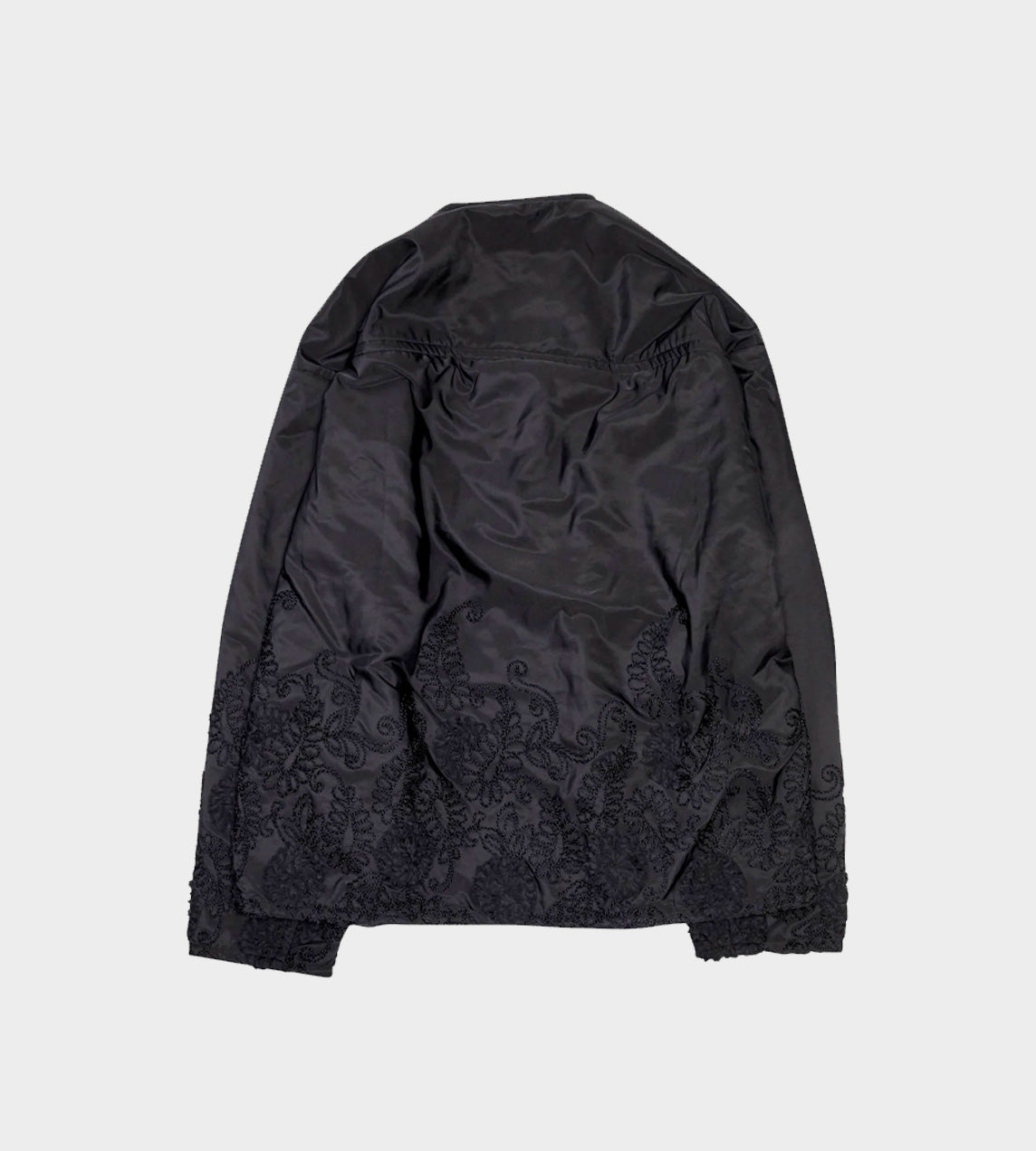 Unisex Oversized Liner Jacket Blk