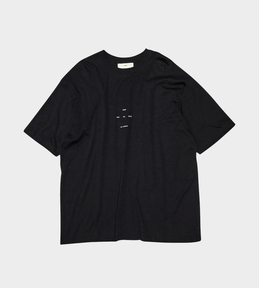 "Logo" Oversized Tee Black