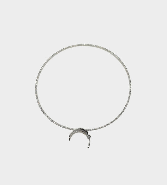 SHUSHU TONG - Metal Curly Feather Choker
