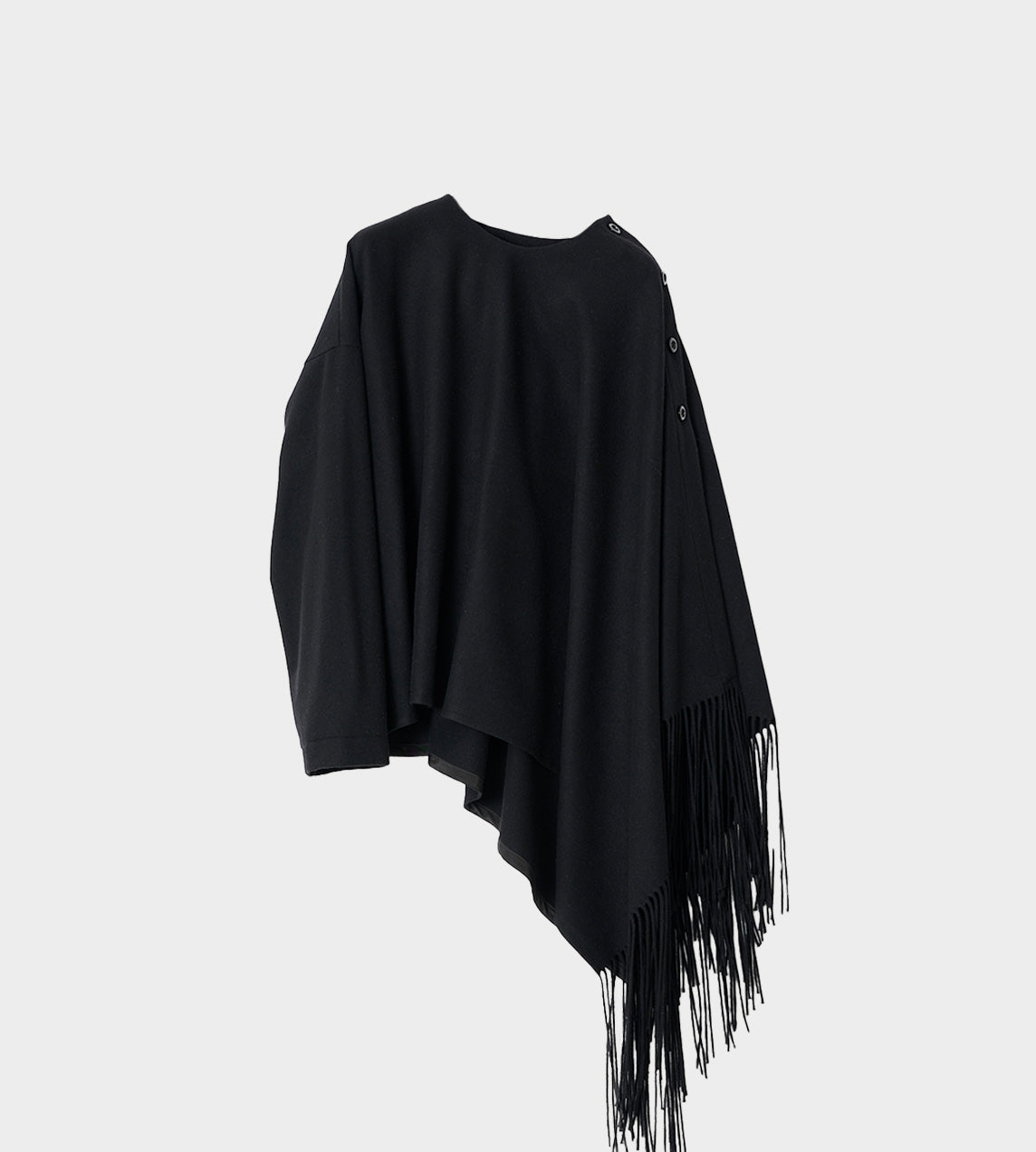 Fringe Blouse Black