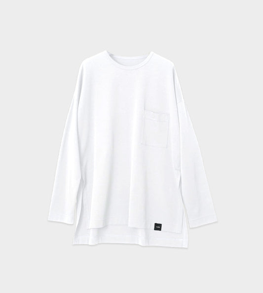 UJOH - Crewneck L/S Tee White