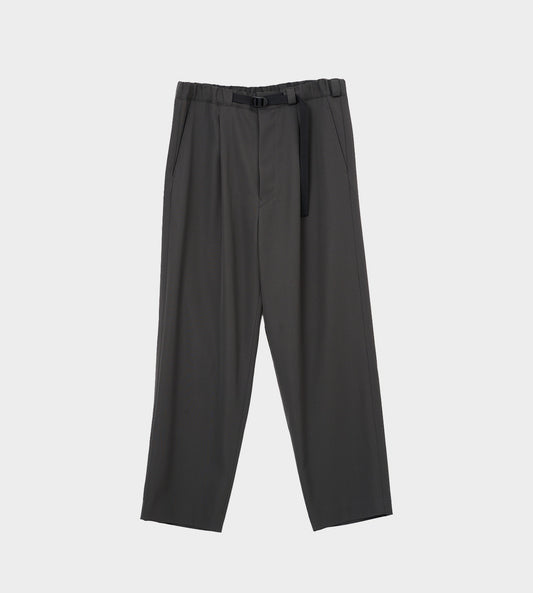 Tape-Belt 1 Tuck Pants Steel Grey