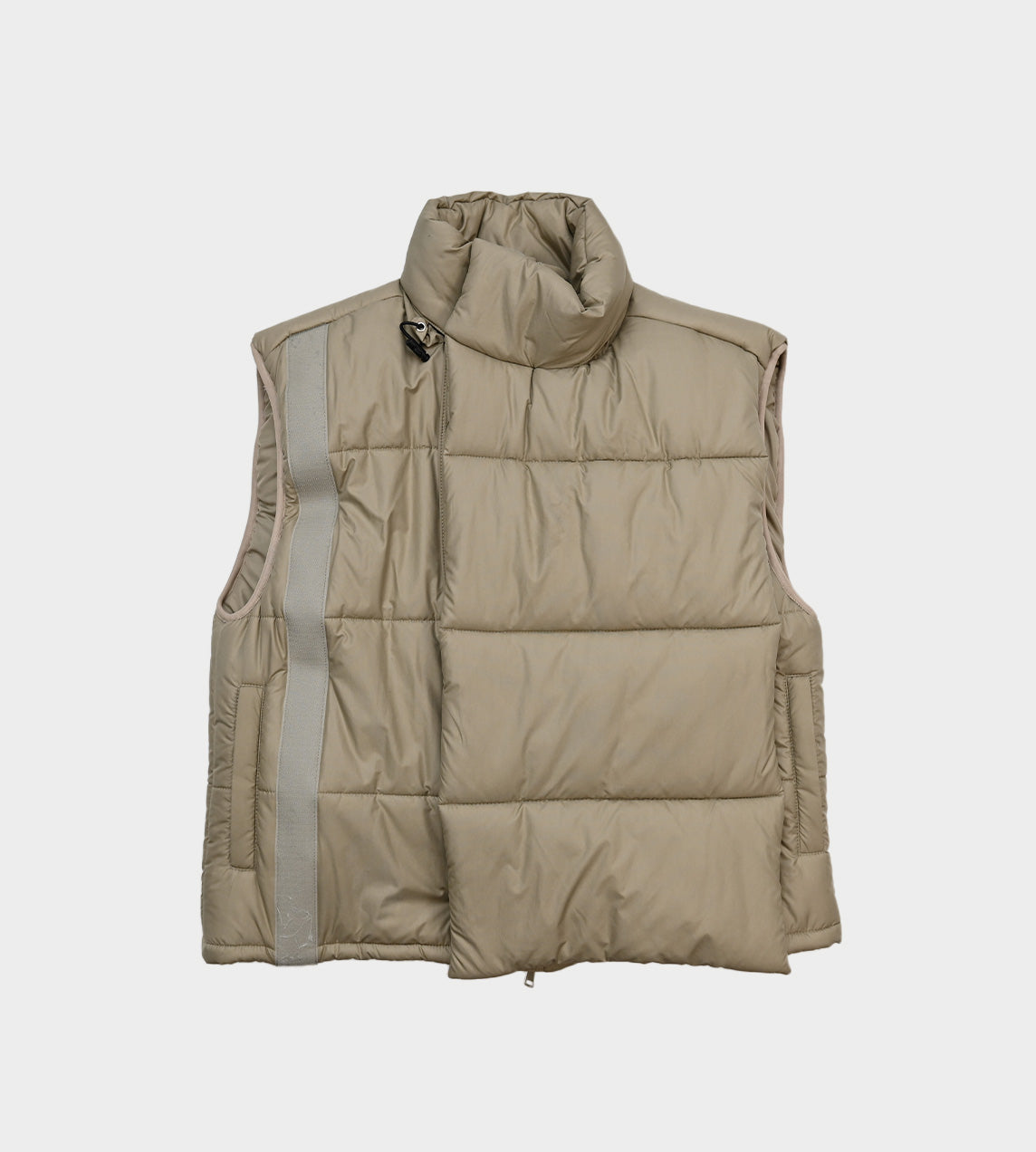 Y PROJECT - Velcro Puffer Vest Sand