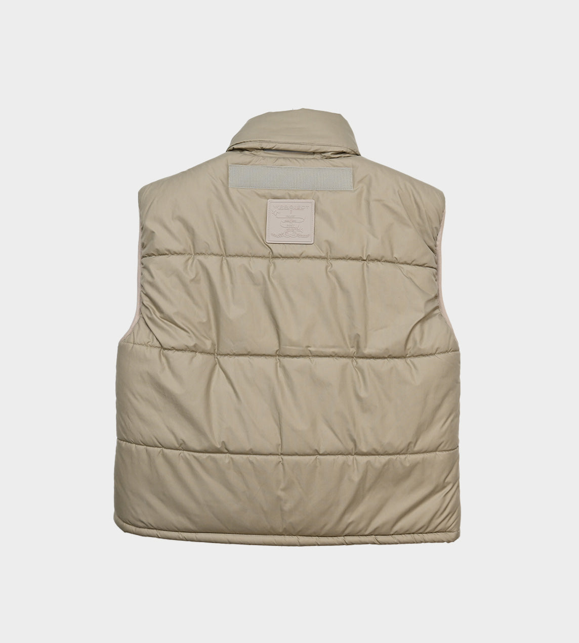 Y PROJECT - Velcro Puffer Vest Sand