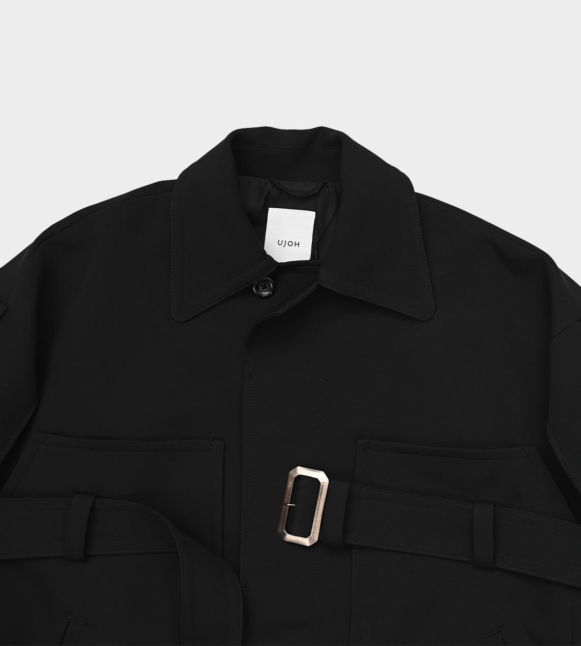 UJOH - Bal Collar Coat Black