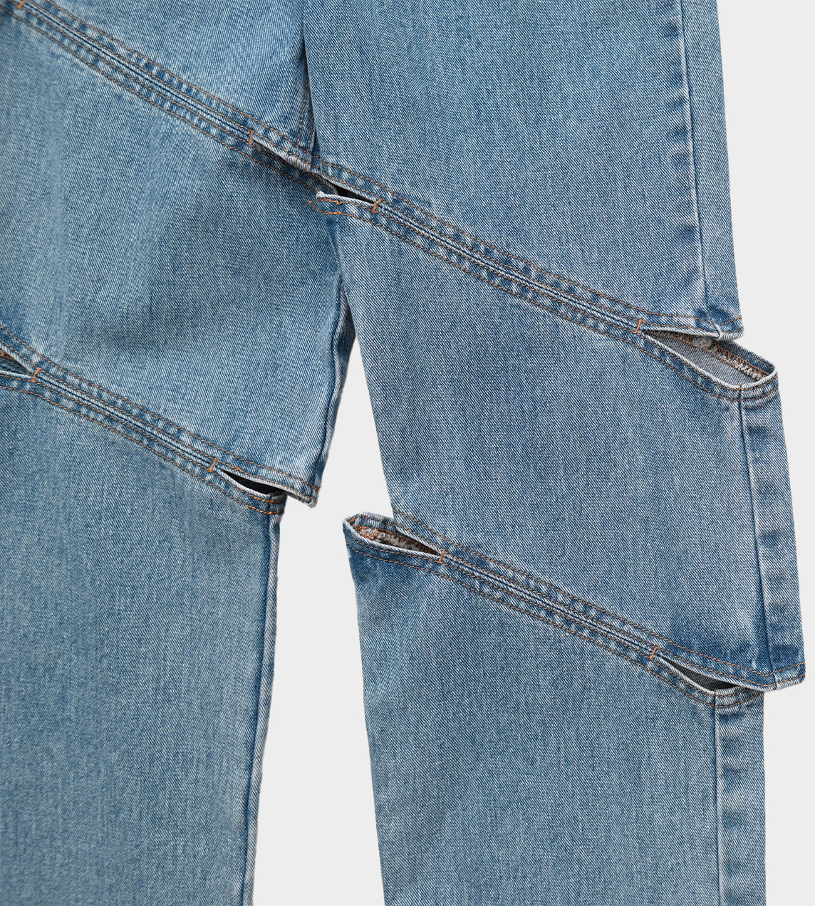 LEJE - Double Slash Jeans Blue